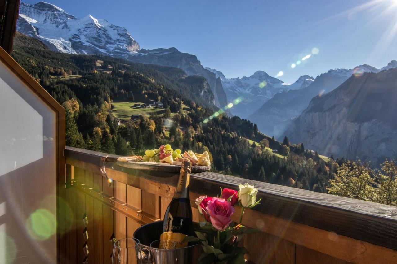 Chalet Aargovia Wengen Exteriör bild
