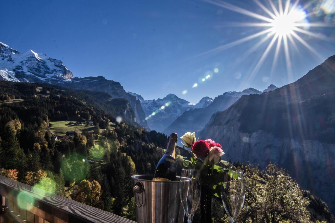 Chalet Aargovia Wengen Exteriör bild